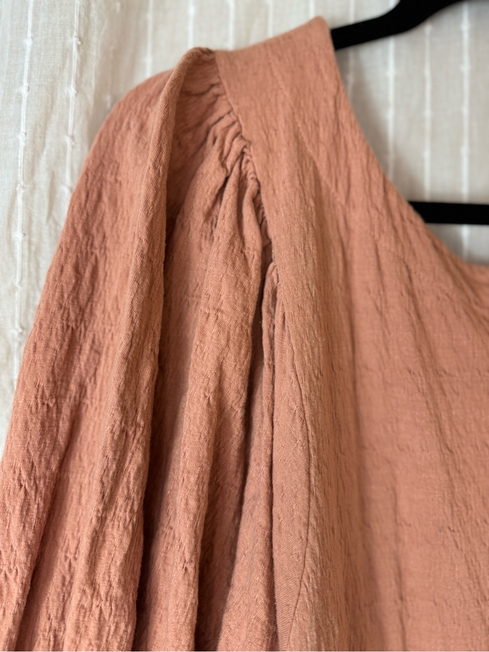 Free People Get Obsessed, 97% Cotton Babydoll Dress in Clay in Size Medium D13 - Picture 5 of 16